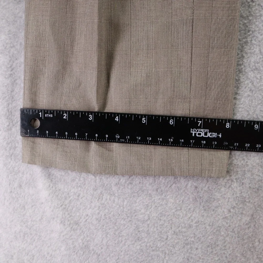 Banana Republic Pants Mens 33x32 Non-Iron Slim Fit‎ Dress Suit Formal Plaid NWT